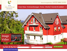 Tablet Screenshot of haus-tannenblick.de